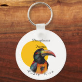 水彩トゥーカン キーホルダー (正面)