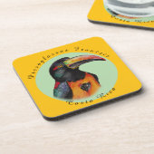 水彩トゥーカン コースター (左側)