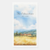 水彩トスカーナ メディテレニアン 家族名 (正面)