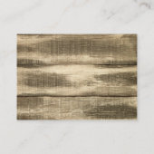 水彩トナカイカスタムー囲いカード 名刺 (裏面)