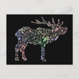 水彩トナカイ ポストカード