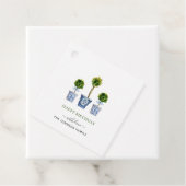 水彩トピアリハッピーバースデーギフトラベル フェイバータグ (インサイチュ)