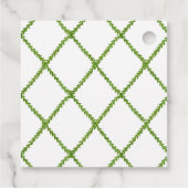 水彩トピアリハッピーバースデーギフトラベル フェイバータグ (裏面)