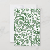 水彩トピアリモノグラムのーノートカード サンキューカード (裏面)