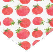 水彩トマトパターン ショートテーブルランナー (コーナー)