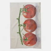 水彩トマト キッチンタオル (縦)