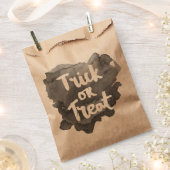 水彩トリックまたはトリートの好意バッグ フェイバーバッグ (クリップ留めされた状態)