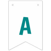 水彩トレックスカラフル恐竜の最初の誕生日 バンティングフラッグ (第2の旗)