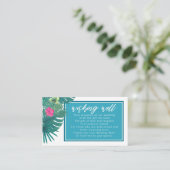 水彩トロピカルウィッシングウェルV2ティール(緑がかった色)ID577 エンクロージャーカード (スタンド正面)
