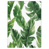 水彩トロピカルバナナ離れのパターン クリップボード (裏面)