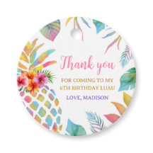 水彩トロピカルパイナップル ありがとう