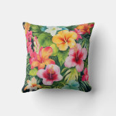 水彩トロピカルパラダイス クッション (裏面)