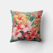 水彩トロピカルパラダイス クッション (裏面)