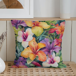 水彩トロピカルパラダイス クッション