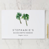 水彩トロピカルパームツリーズバチェロレッテ ペーパーパッド (インサイチュ)