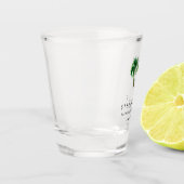 水彩トロピカルパームツリー  卒業旅行   ショットグラス (左)