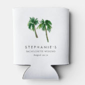 水彩トロピカルパームツリー  卒業   缶クーラー (裏面)