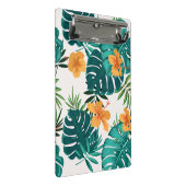 水彩トロピカルパーム，ハワイアンヒビスクス ミニクリップボード (アングル)