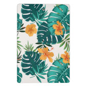 水彩トロピカルパーム，ハワイアンヒビスクス ミニクリップボード (裏面)