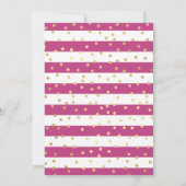 水彩トロピカルフラワーズトゥーカーンフレーム結婚ズ 招待状 (裏面)