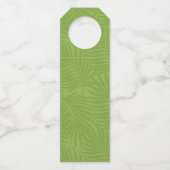 水彩トロピカル#Married緑ID577 ボトルネックタグ (裏面)