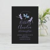 水彩トンボ紫ブラックバースデーパーティー (スタンド正面)