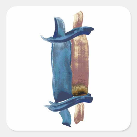 水彩トーラー スクエアシール (正面)