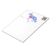 水彩ドイツの羊飼い犬 ノートパッド (アングル)