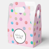 水彩ドット手のパタ絵を描ーンカラフル フェイバーボックス (オープン)