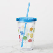 水彩ドット1 アクリルタンブラー (裏面)