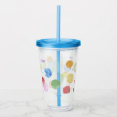 水彩ドット1 アクリルタンブラー (正面)