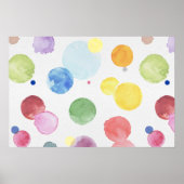 水彩ドット1 ポスター (正面)