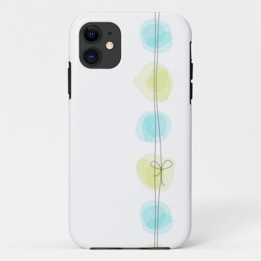 水彩ドットiPhone 5/5Sケース Case-Mate iPhoneケース (裏面)