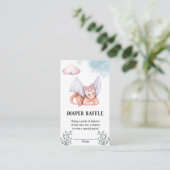 水彩ドラゴンのおむつくじ封入カード エンクロージャーカード (スタンド正面)