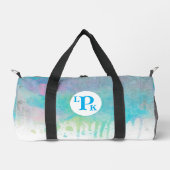 水彩ドリップダッフルバッグ ダッフルバッグ (正面)