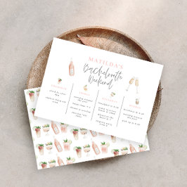 水彩ドリンクバチェロレッテ週末の日程