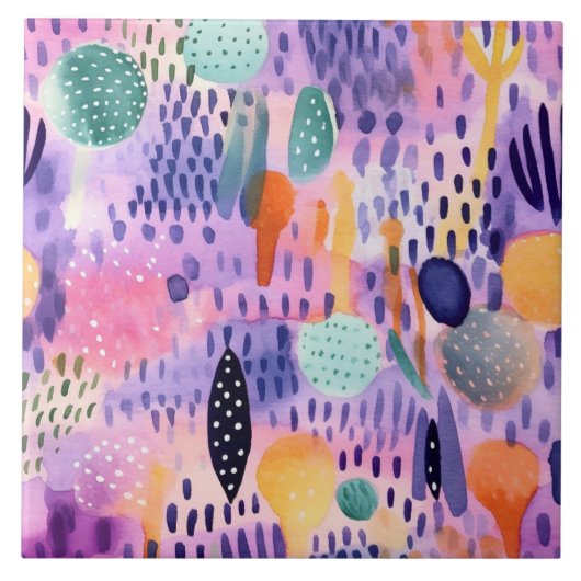 水彩ドリームワールド タイル (正面)