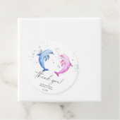 水彩ドルフィンジェンダーお礼 フェイバータグ (インサイチュ)