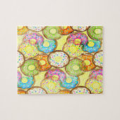 水彩ドーナツ ジグソーパズル (横)