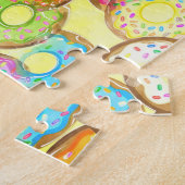 水彩ドーナツ ジグソーパズル (側面)