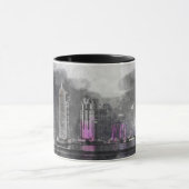 水彩ナイトカタールマグ – スカイラ芸術的イン マグカップ (中央)