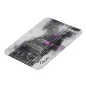 水彩ナイトカタール マグネット (左側)