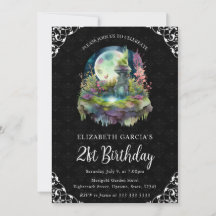 水彩ナイトファンタジー噴水21歳の誕生日