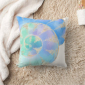 水彩ナウチラス クッション (ブランケット)