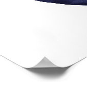 水彩ナスオーガニック植物 ポスター (角)