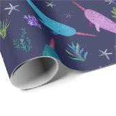 水彩ナルホールズザシー金ゴールド ラッピングペーパー (ロールコーナー)