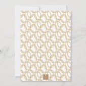 水彩ニューミュージック チャンピエーンバーカートパーティー 招待状 (裏面)