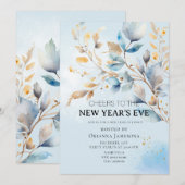 水彩ニューミレニアムイブパーティー 招待状 (正面/裏面)