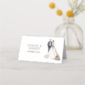 水彩ニューレ結婚イズ プレイスカード (裏面)