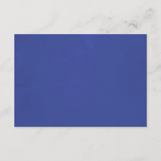 水彩ネイビーリーフブライダルシャワーディスプレイシャワー エンクロージャーカード (裏面)